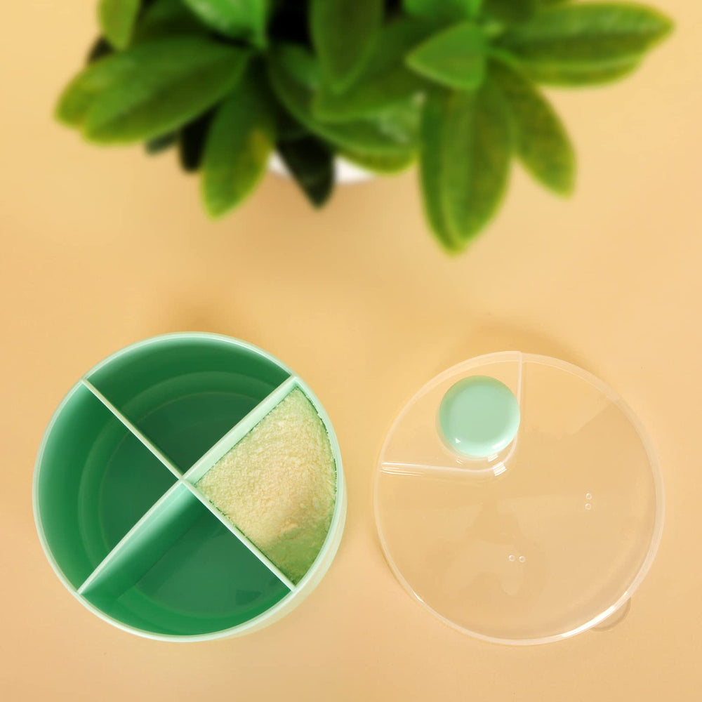 Accmor rotating non-spill lid demonstrates secure seal during movement.
