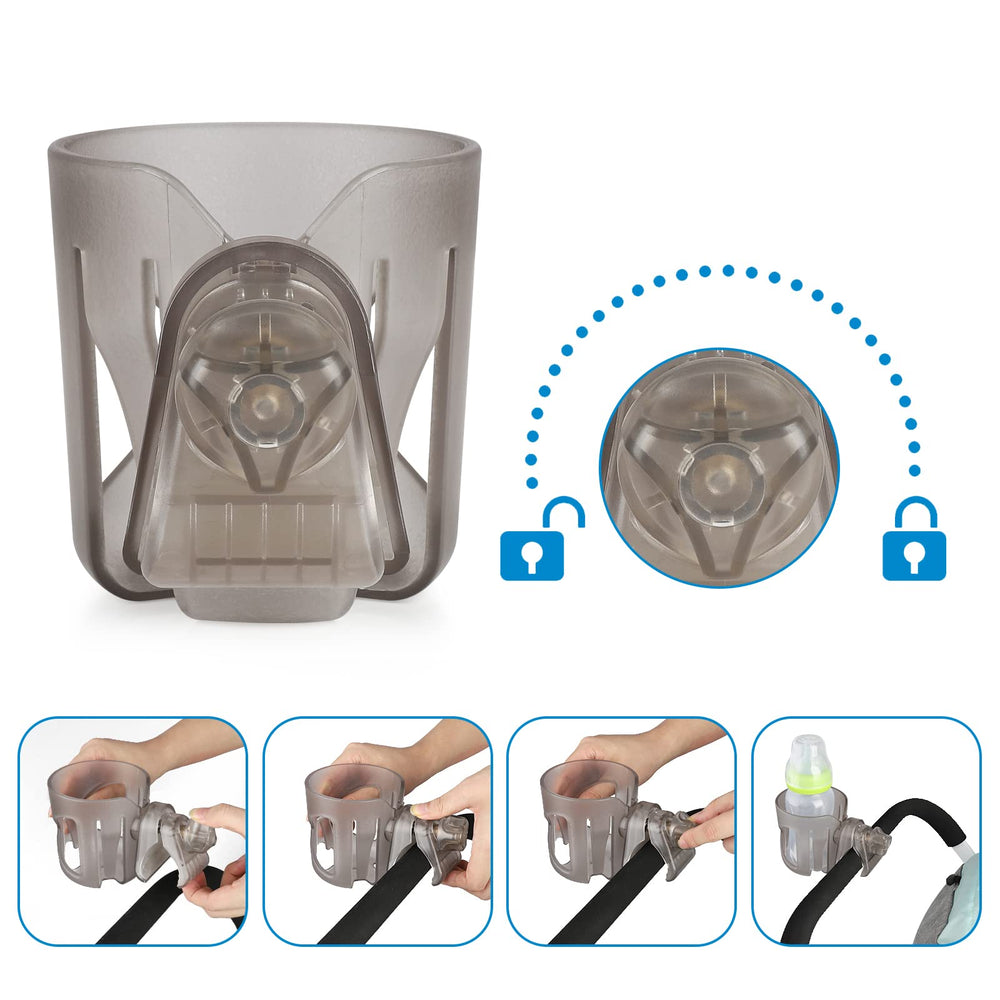 Accmor rubber-pad clamp grips rods firmly to prevent slipping during movement.