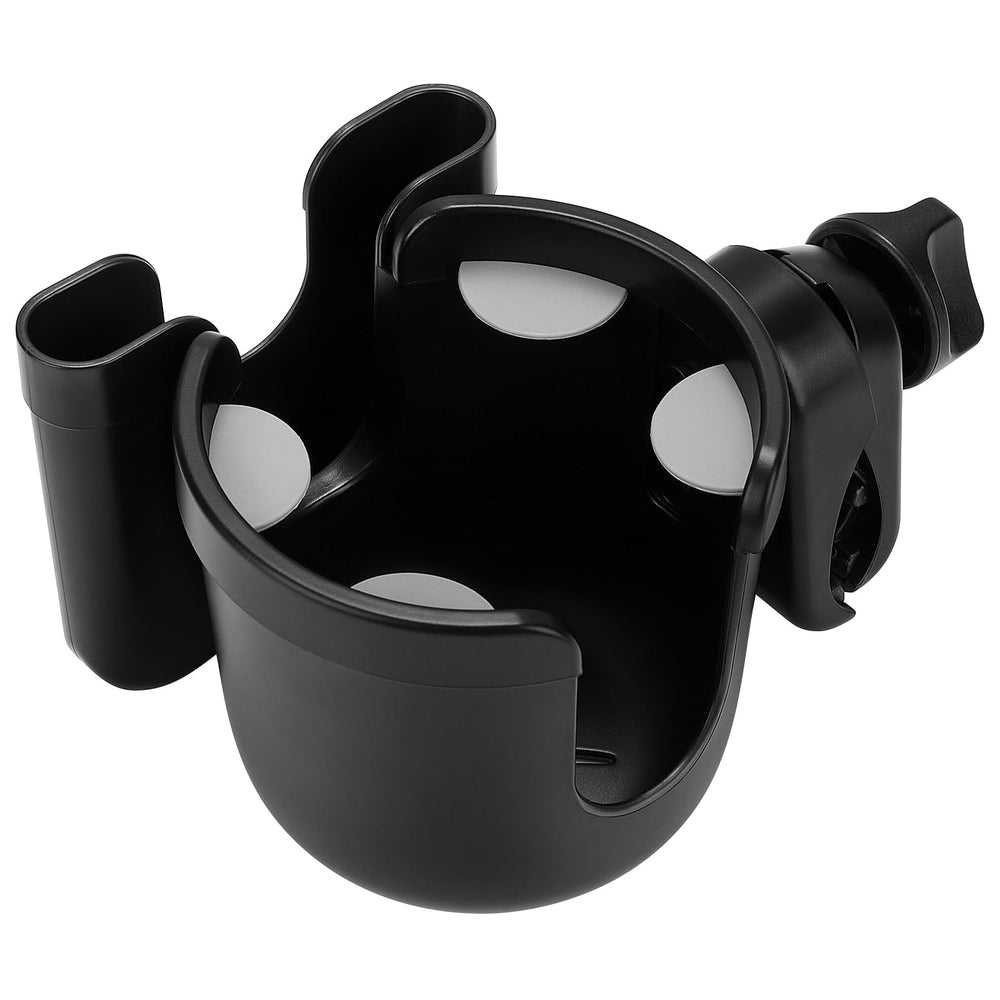 Accmor silicone petal bottle holder cradling a bottle to prevent spills during a ride.