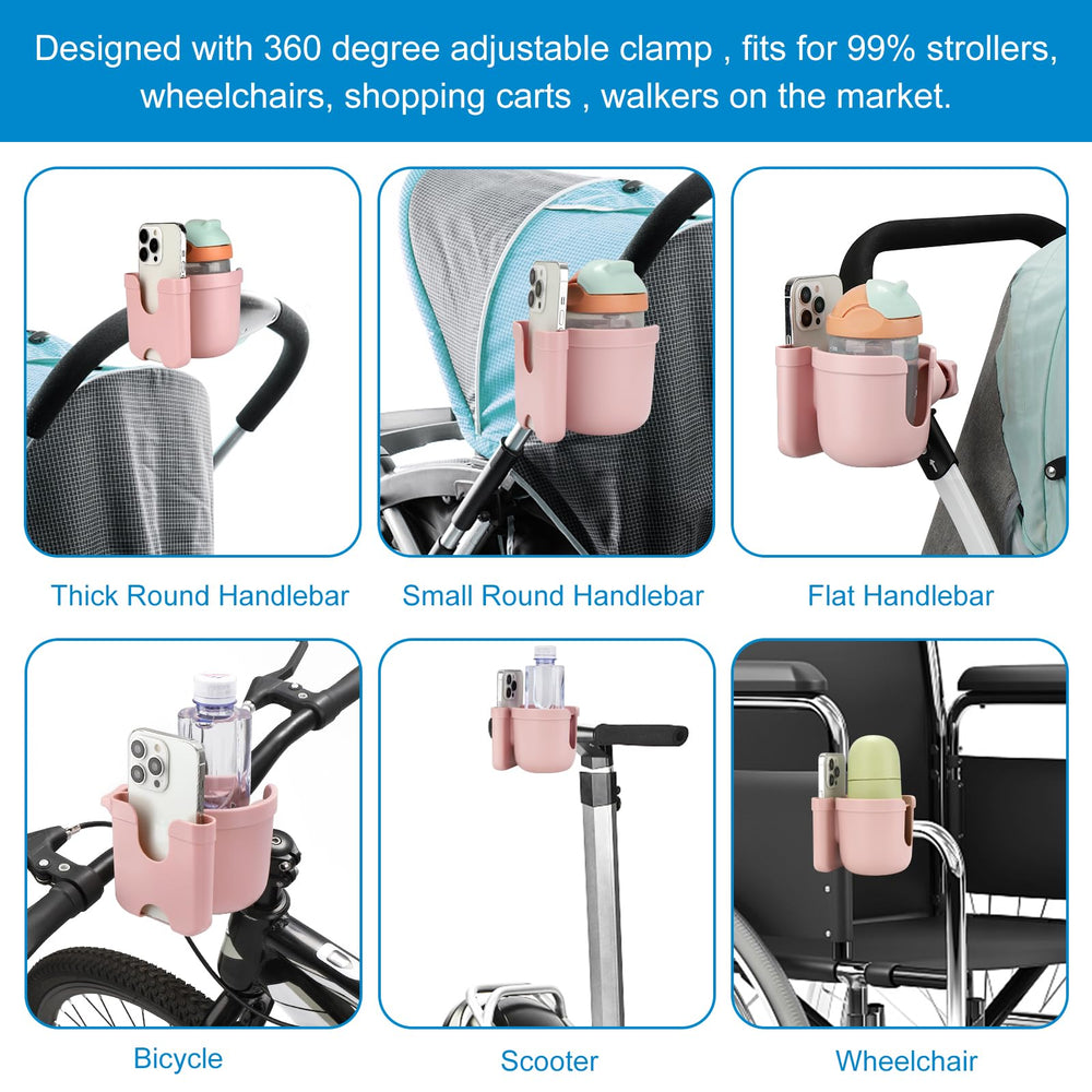 Accmor slip-resistant design helps stabilize the holder on rough surfaces.