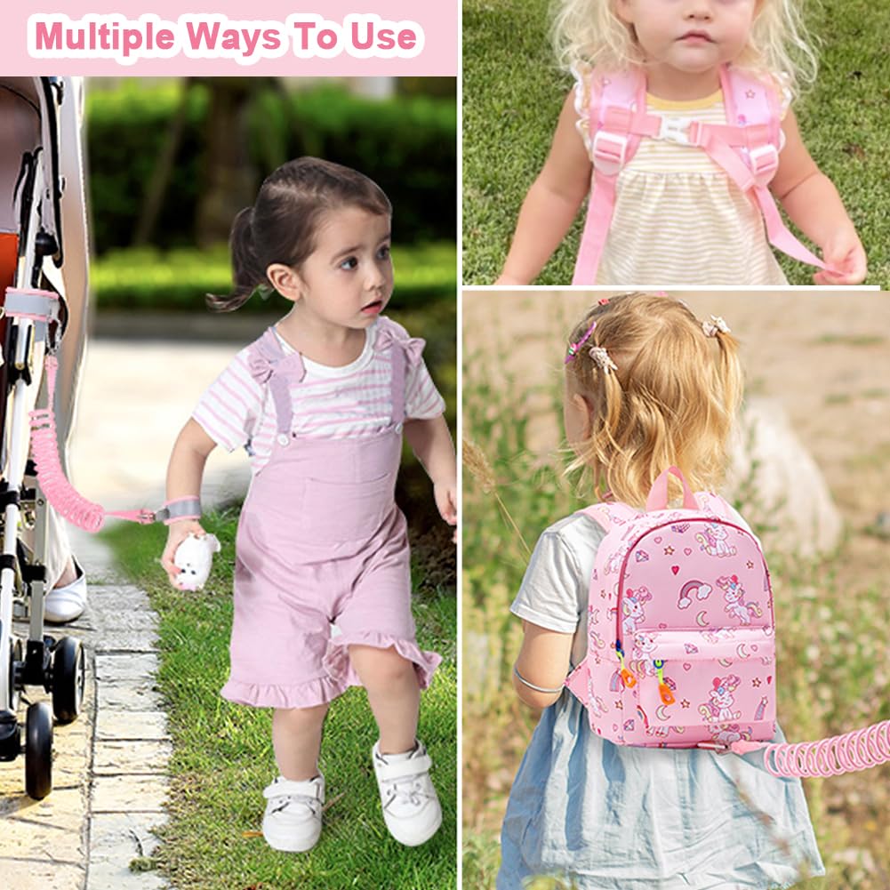 Accmor pink unicorn backpack keeps little explorers close and curious.