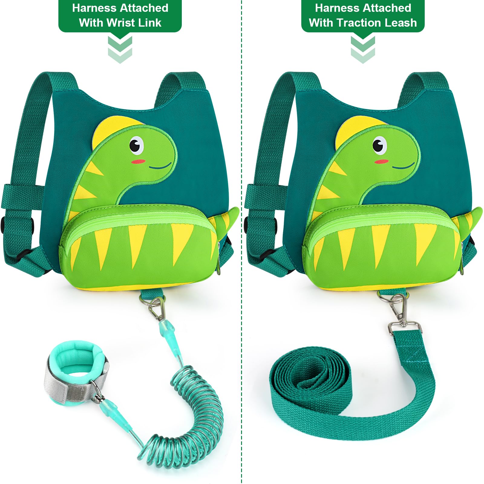Accmor soft cotton harness padding provides comfortable all-day wear for toddlers.