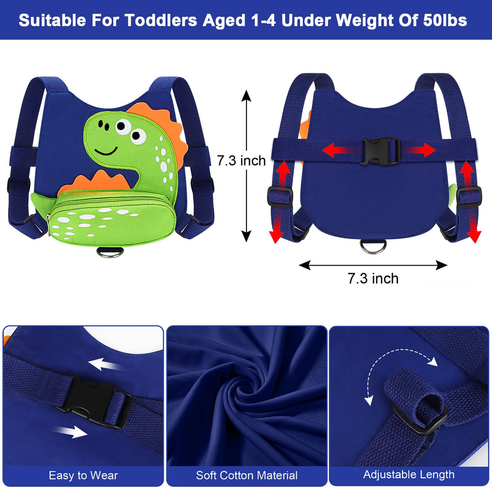 Accmor toddler harness close-up shows soft padding and breathable mesh for comfort.