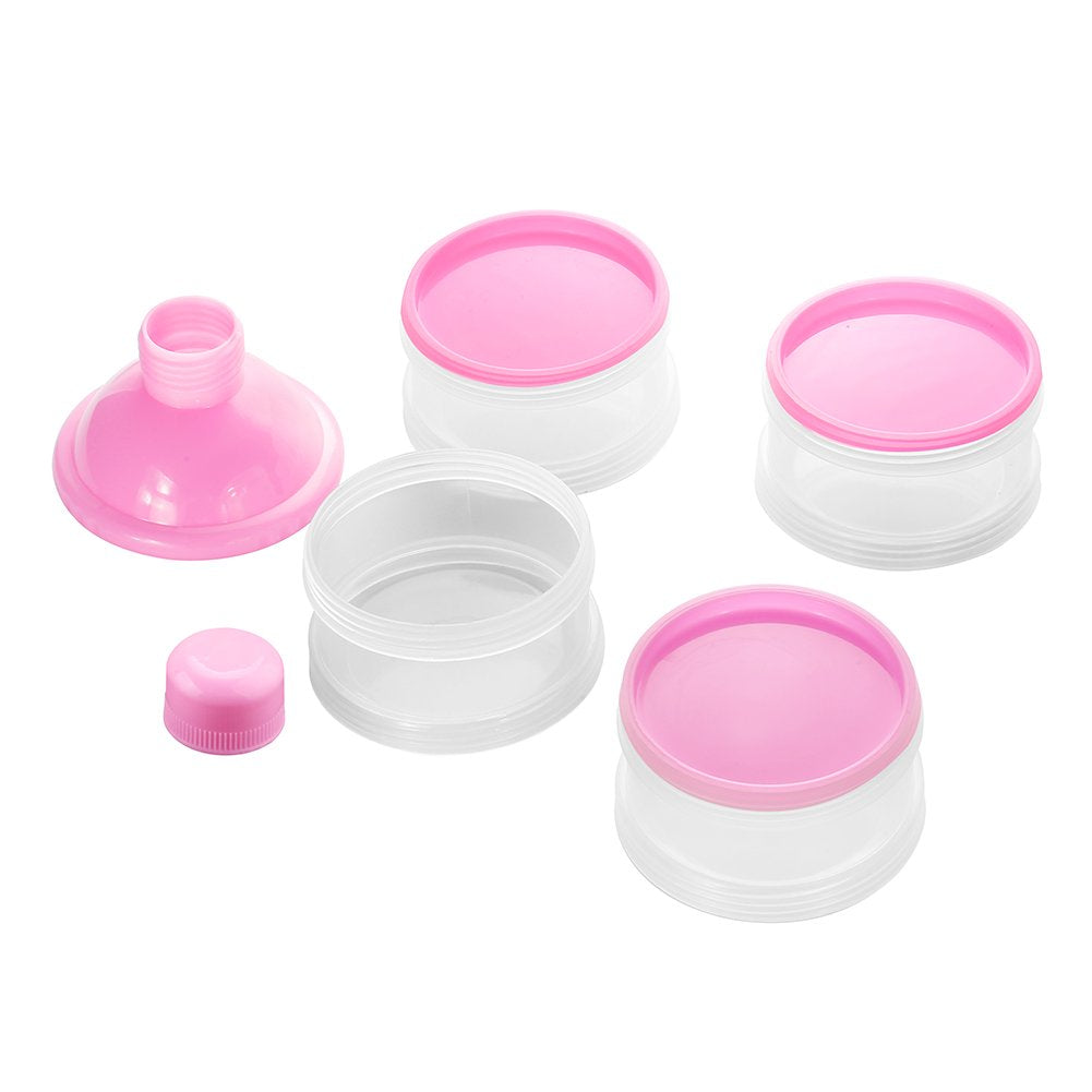 Accmor stackable baby container showing layered design for travel prep