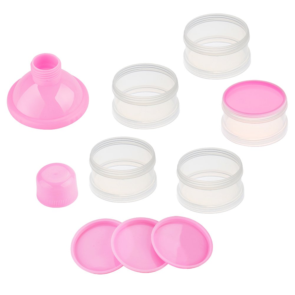 Accmor stackable travel container showing modular design for easy portioning.