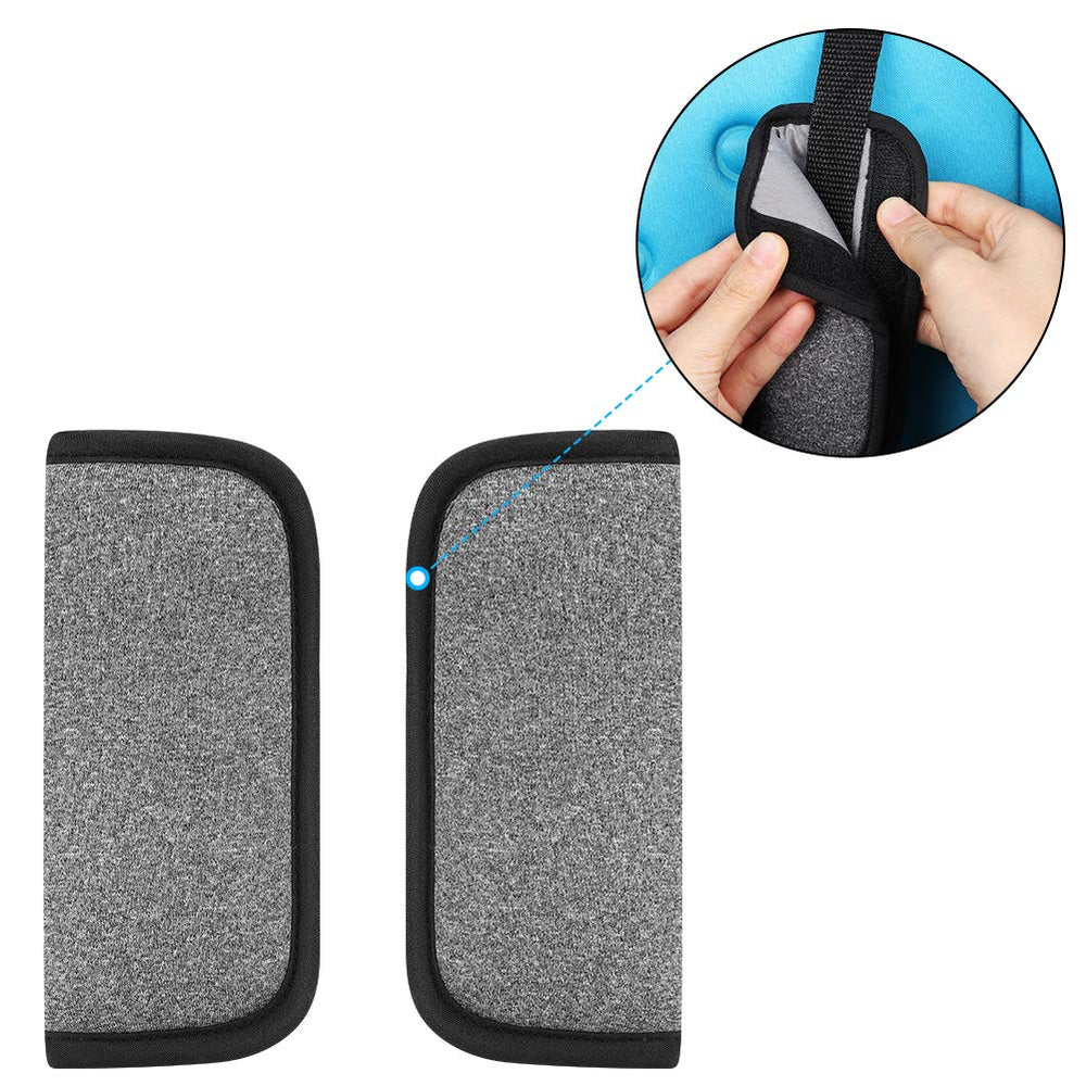 Accmor stroller belt covers gray soft pad keeps straps from chafing during long strolls.