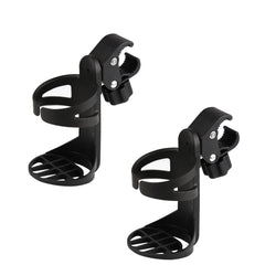 Accmor stroller cup holder with 360-degree rotation for easy reach.