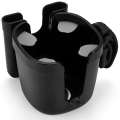 Accmor stroller cup holder assembly showing 3-in-1 design for easy access.