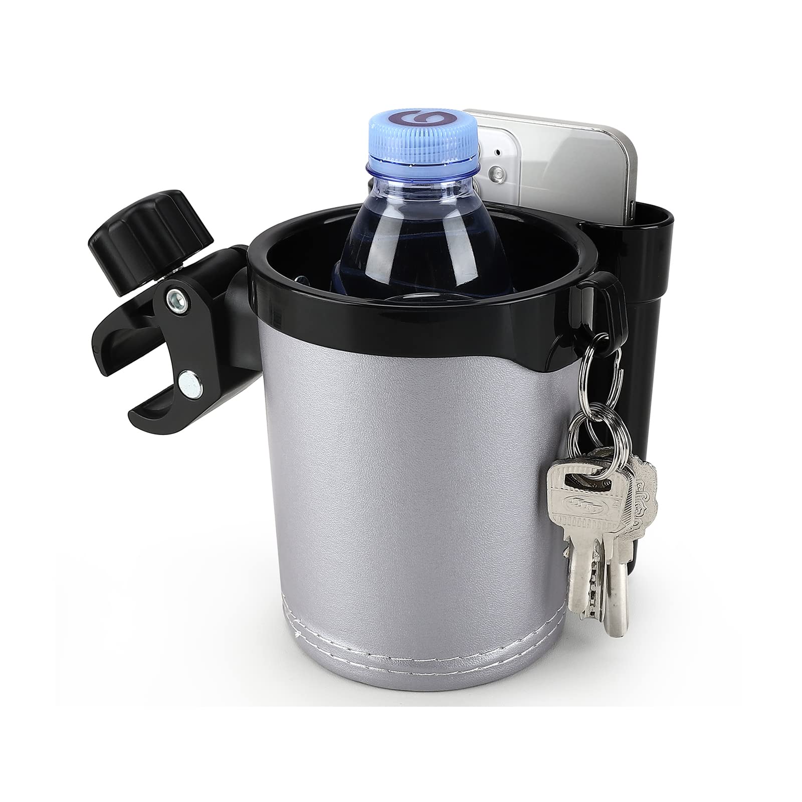 Accmor bottle grip secures drinks and prevents spills during stroller trips.