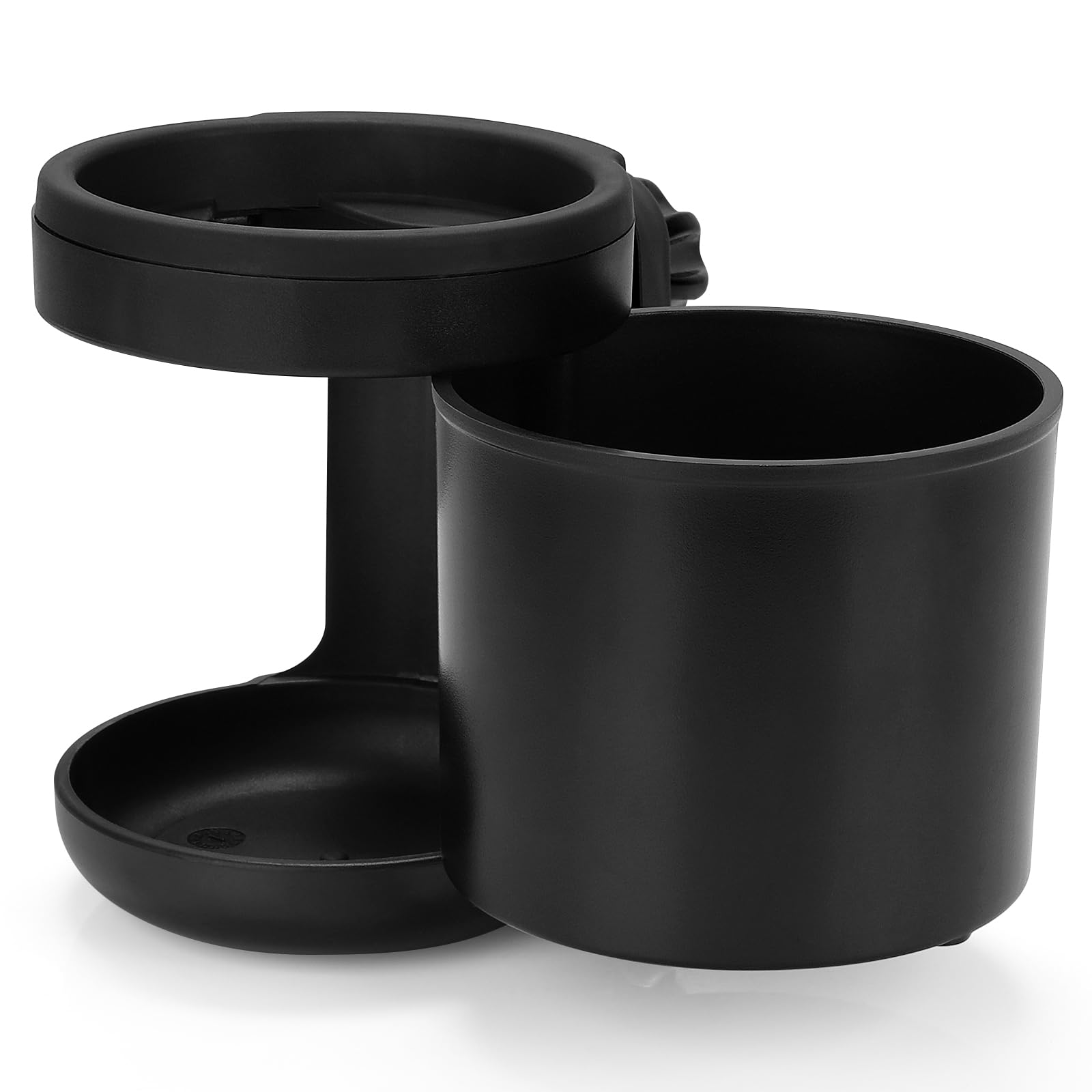Accmor stroller cup holder clip demonstrates universal fit for multiple strollers.