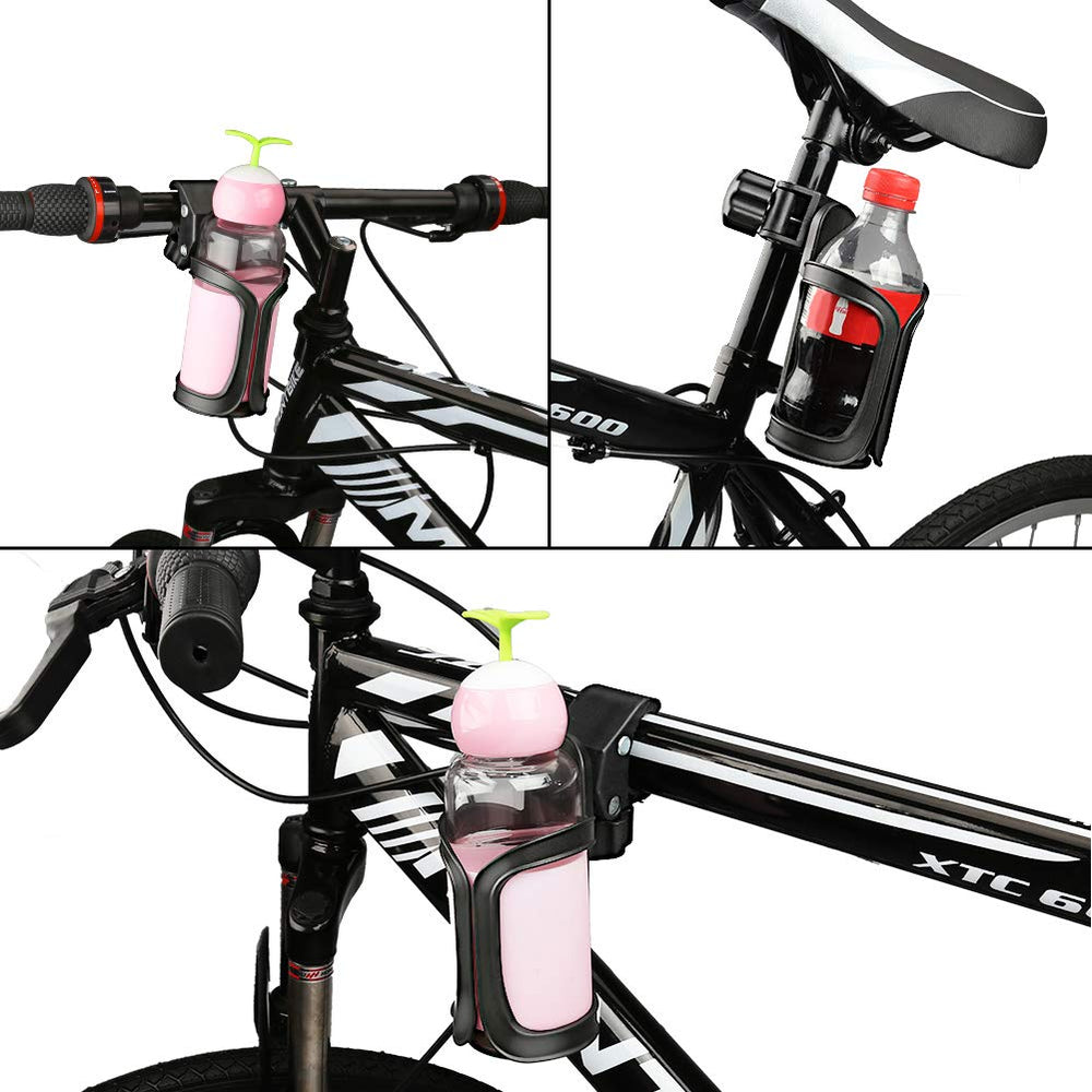 Accmor Stroller Cup Holder fits different cup sizes securely.