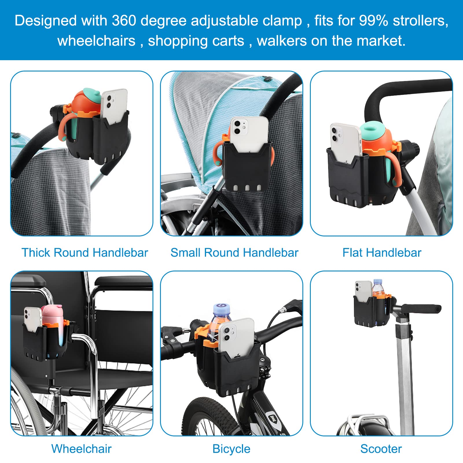 Accmor durable ABS plastic construction stands up to daily use.