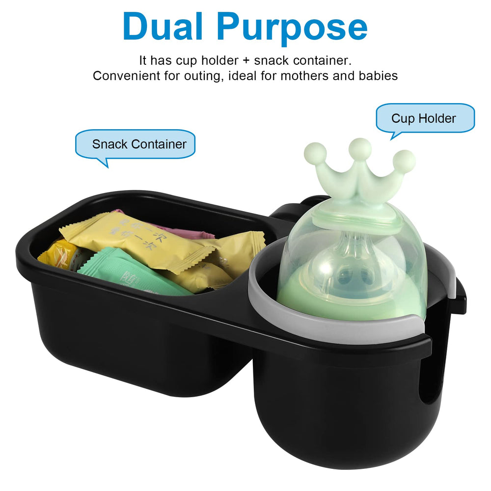 Accmor Silicone Inserts secure different bottle sizes for on-the-go feeding.