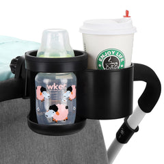 Accmor silicone-pad cup holder protects bottle surfaces on bumpy rides.