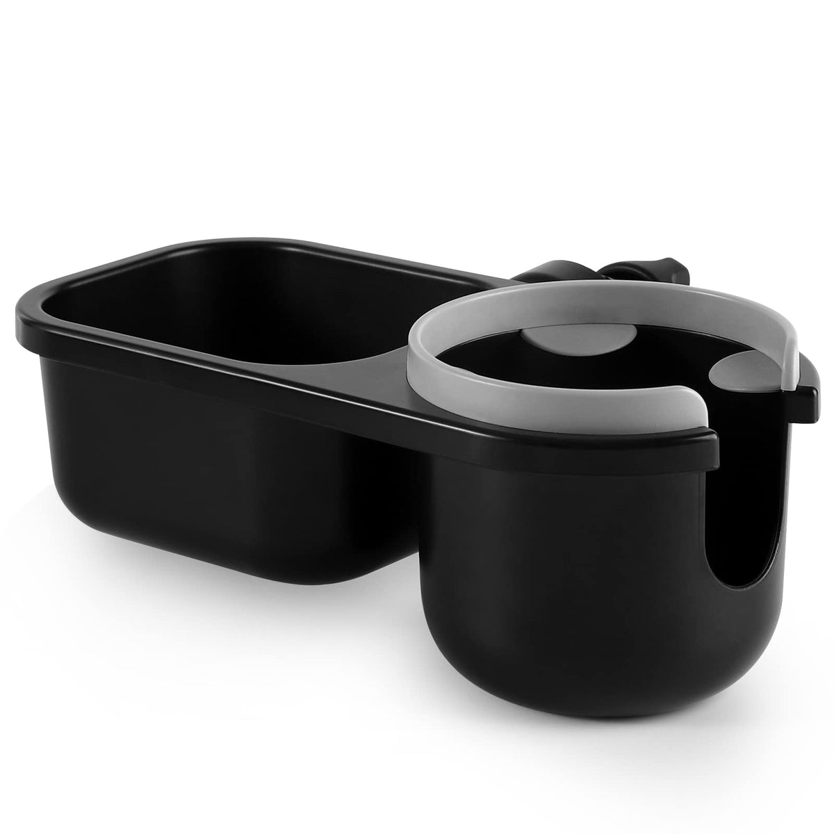 Accmor Stroller Cup Holder Tray keeps snacks and drinks within easy reach.