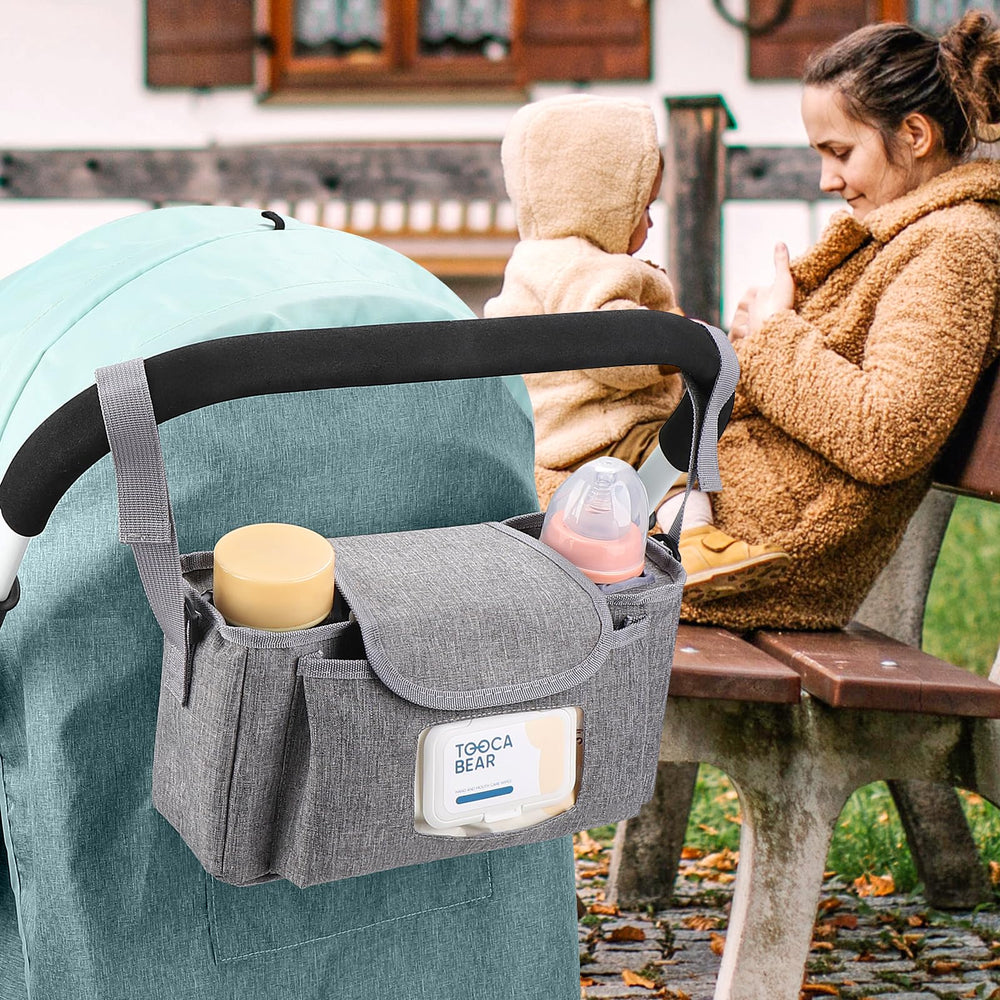 Accmor stroller organizer compatibility with Uppababy, Baby Jogger, Nuna and more