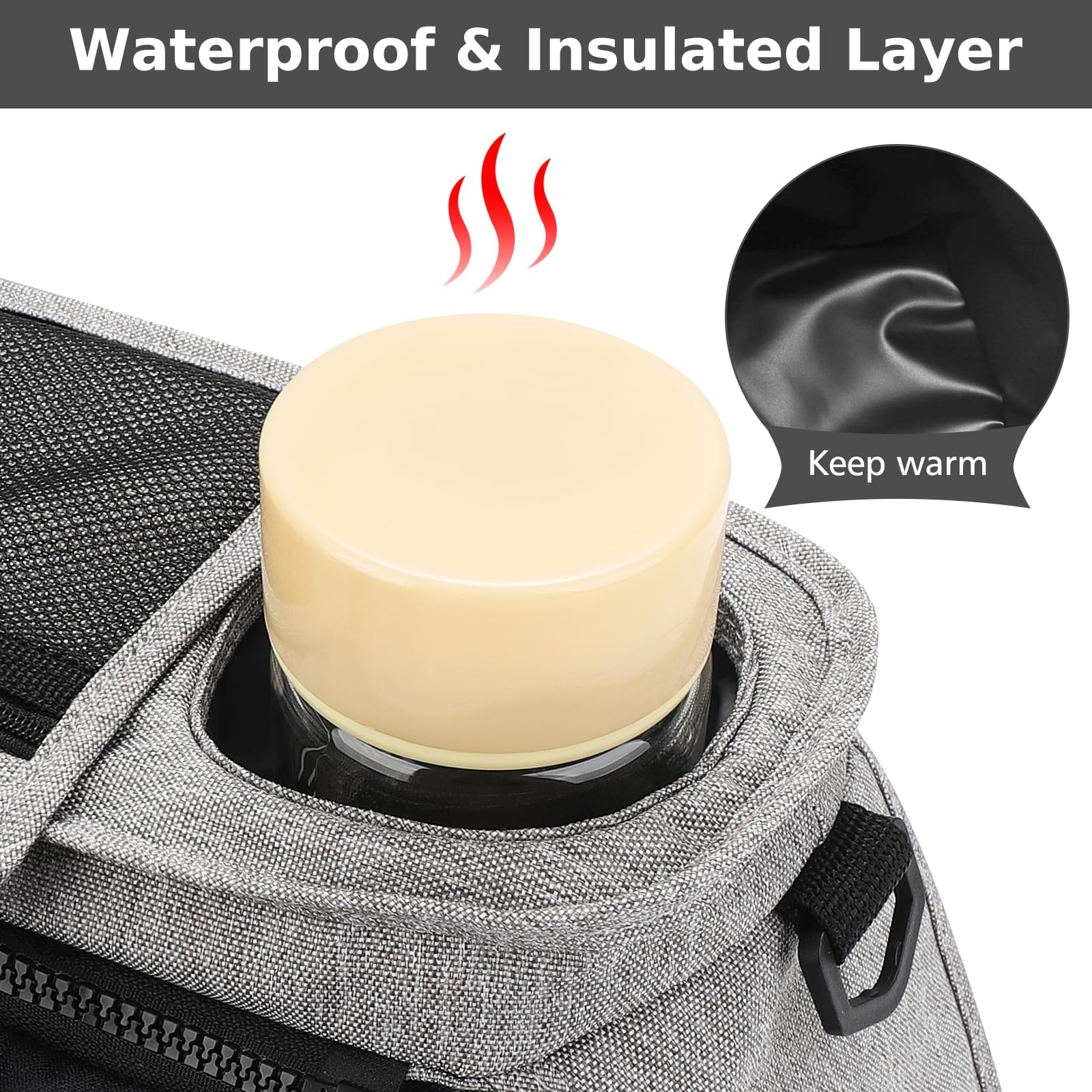 Accmor organizer compatible with Uppababy, Britax, and Baby Jogger strollers.