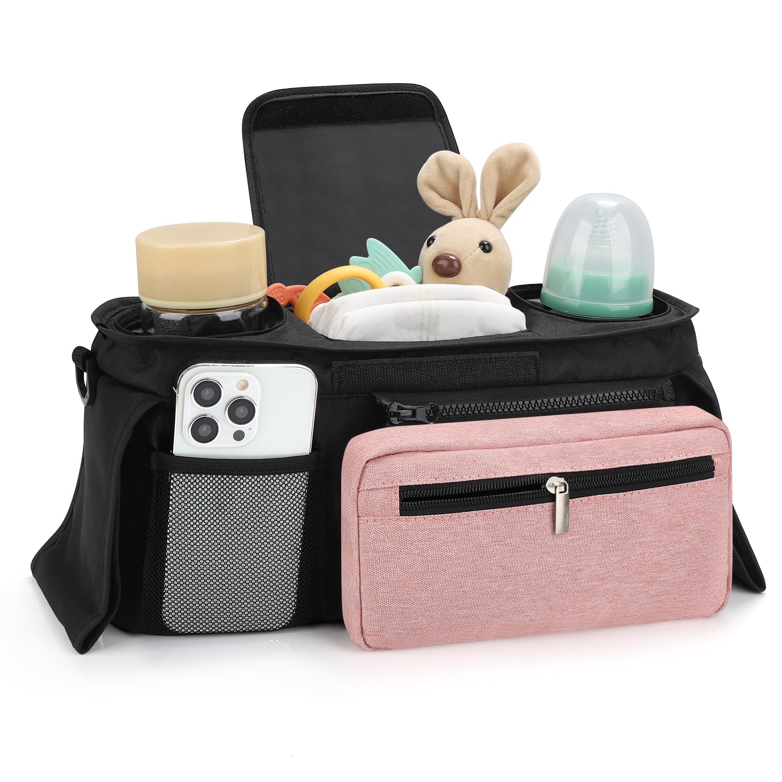 Accmor detachable phone bag helps secure essentials during quick outings.