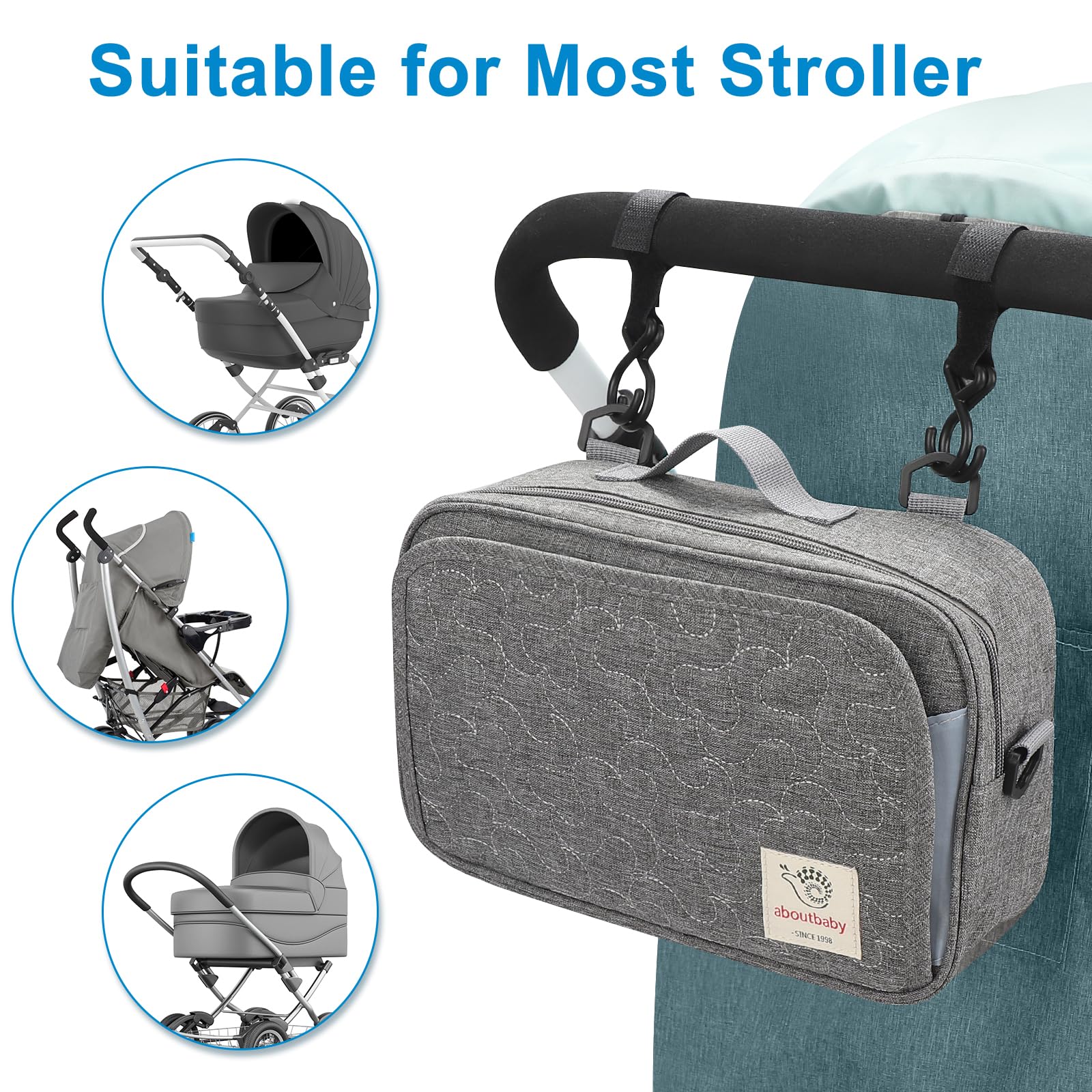 Accmor easy-clean design highlights wipe-clean surface for busy parents