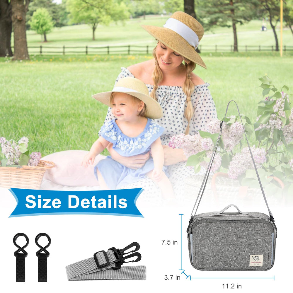 Accmor-in-use-on-stroller shows organized space during real outings