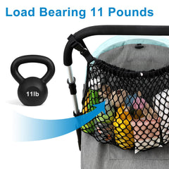 Accmor organizer with large capacity for diapers, bottles, and toys.