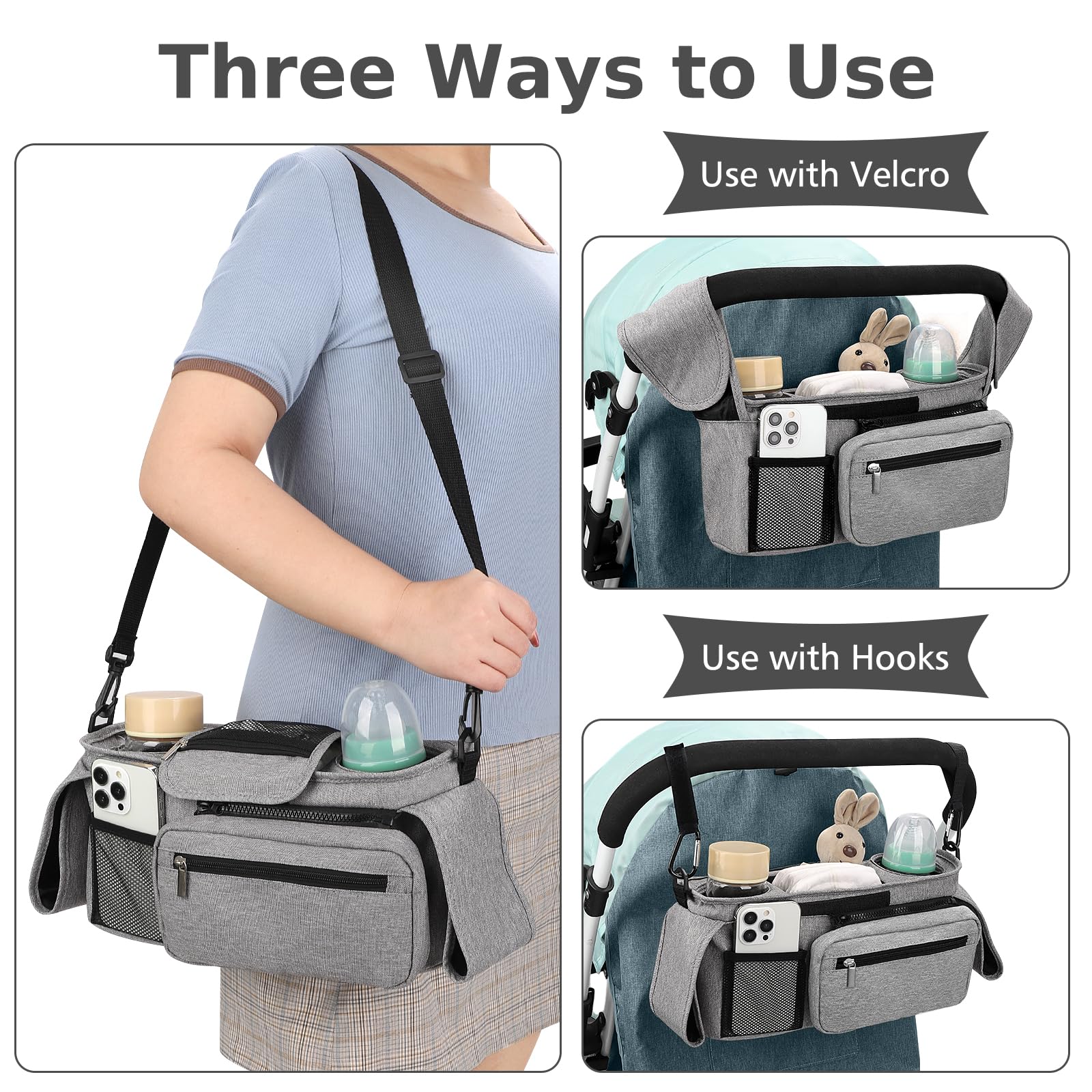 Accmor mesh pocket holds small items for fast access.