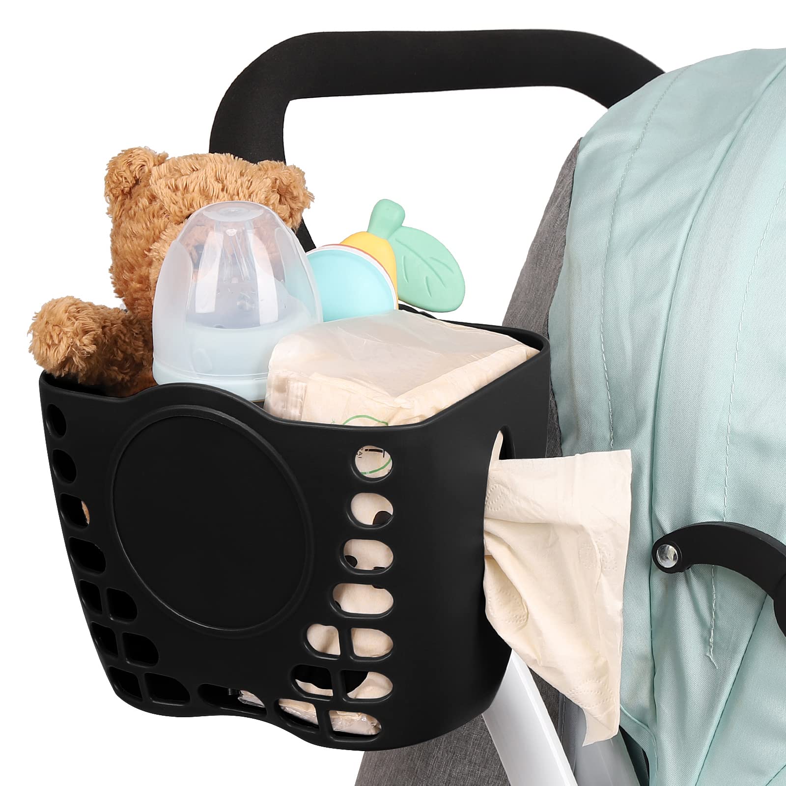 Accmor stroller-organizer side-opening design keeps napkins within reach.