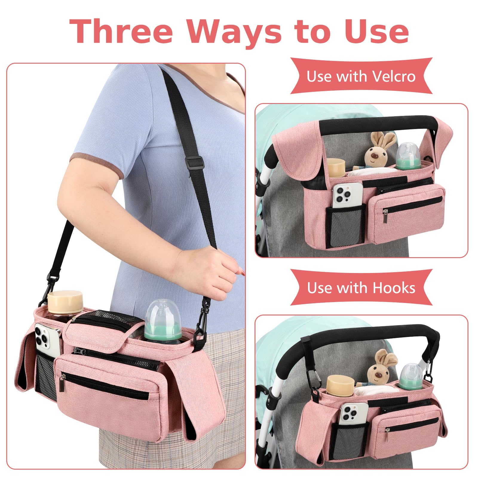 Accmor detachable wristband pocket offers quick access to small essentials.