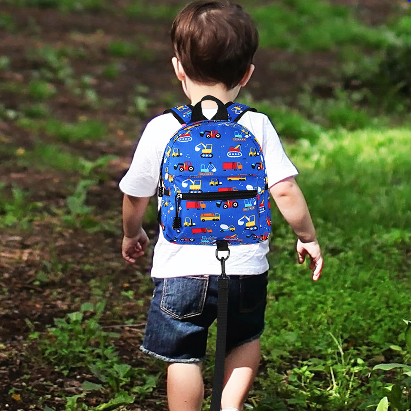 Accmor compact toddler backpack showing fit for nappies wipes and snacks