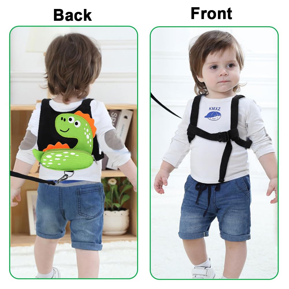 Accmor dinosaur-patterned harness adds adorable, imaginative outdoor adventures.