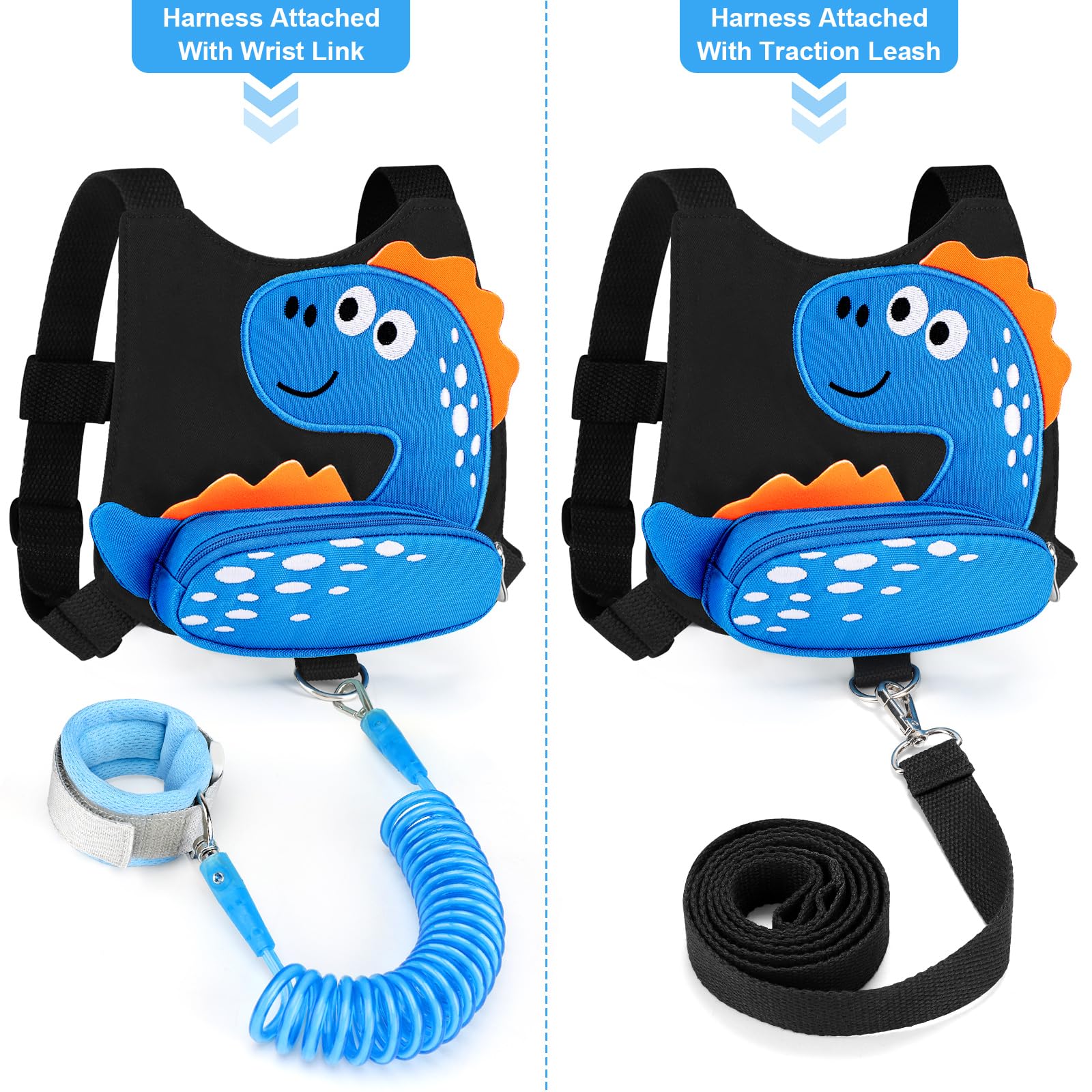Accmor adjustable straps fit 1–4 year olds securely.