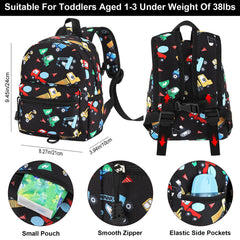 Accmor toddler harness backpack leash attachment closeup enables hands-free exploration