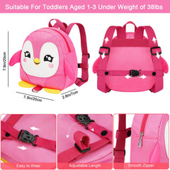 Accmor penguin backpack leash attachment adds security in crowds.