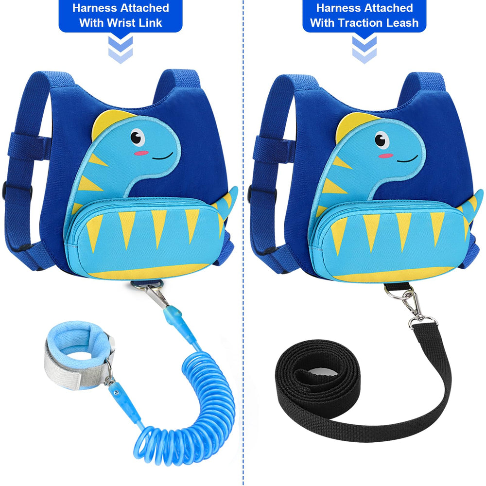 Accmor toddler harness blue shoulder-strap provides comfortable adjustable fit for all-day wear.