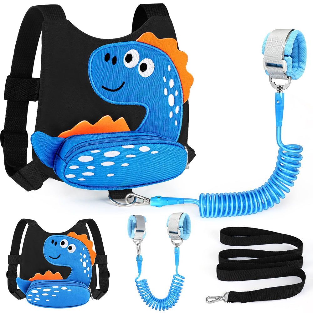 Accmor dinosaur-pattern toddler harness keeps children close in crowds.