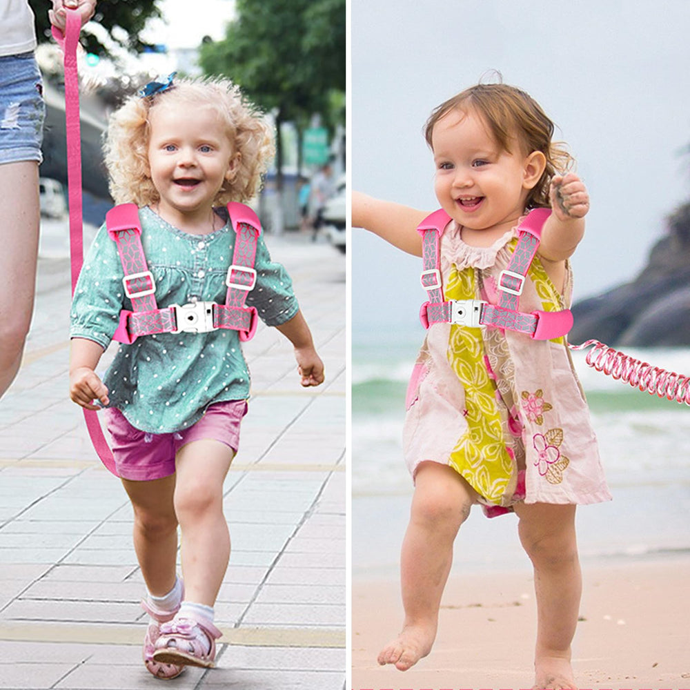 Accmor harness with 6.56 ft leash offers flexible movement in crowds.