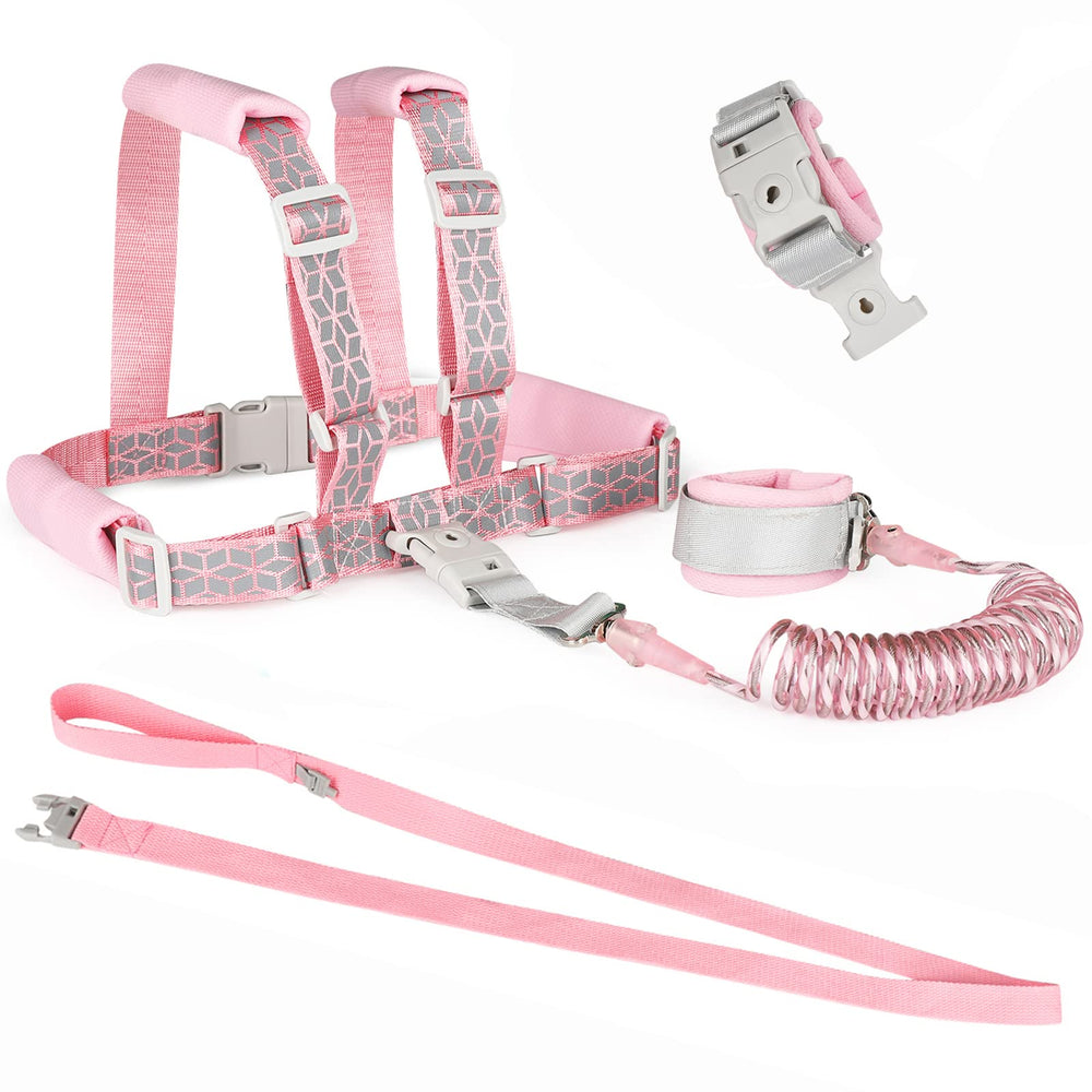 Accmor toddler harness leash anti-cut stainless steel link for durability