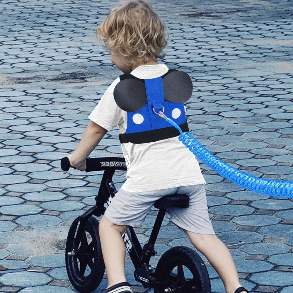 Accmor Toddler Harness Leash blue soft padding on chest and shoulder areas