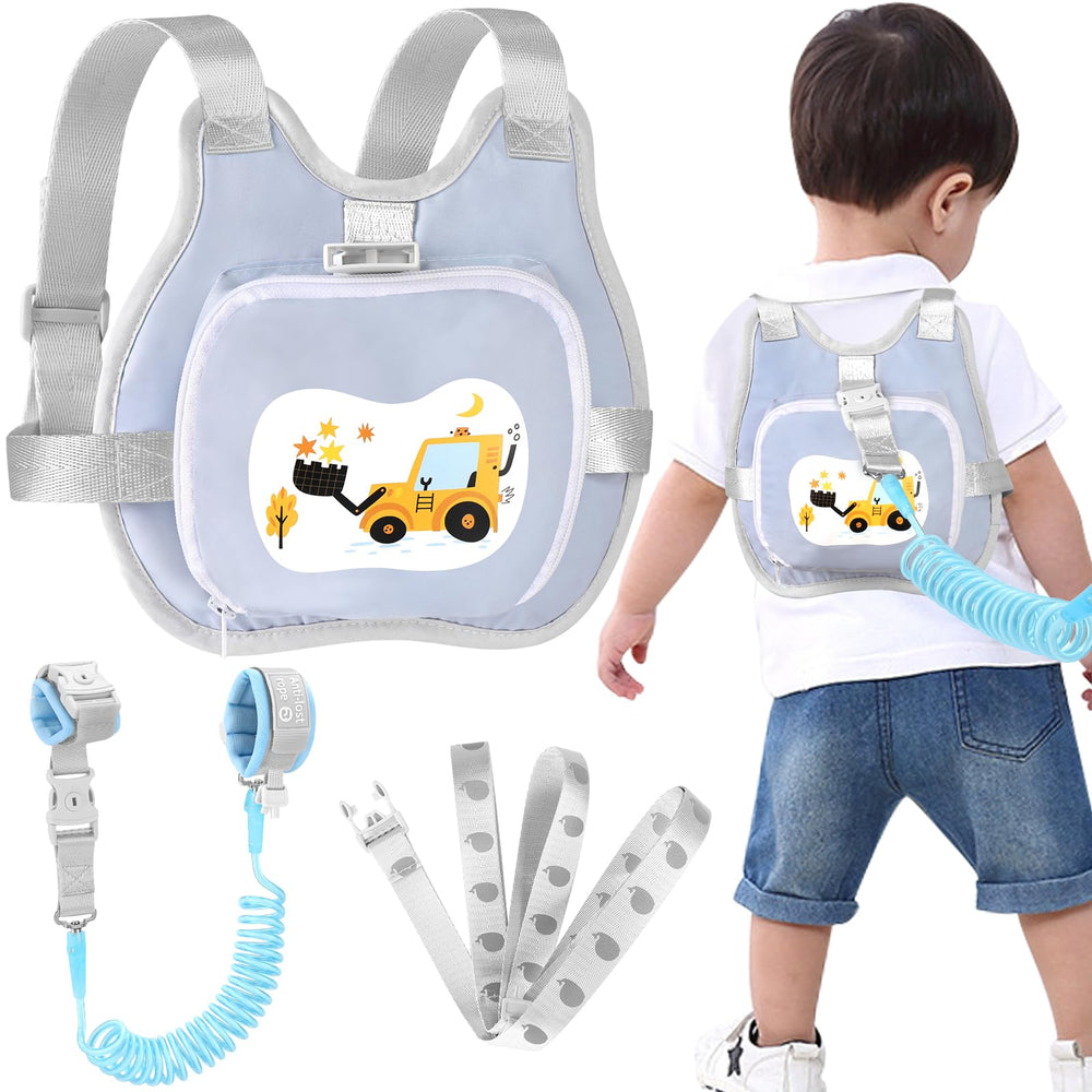 Accmor toddler harness closeup shows an adjustable strap for comfort and security.