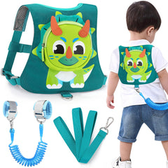 Accmor toddler harness leash closeup highlights secure anti-lost feature for safer walks