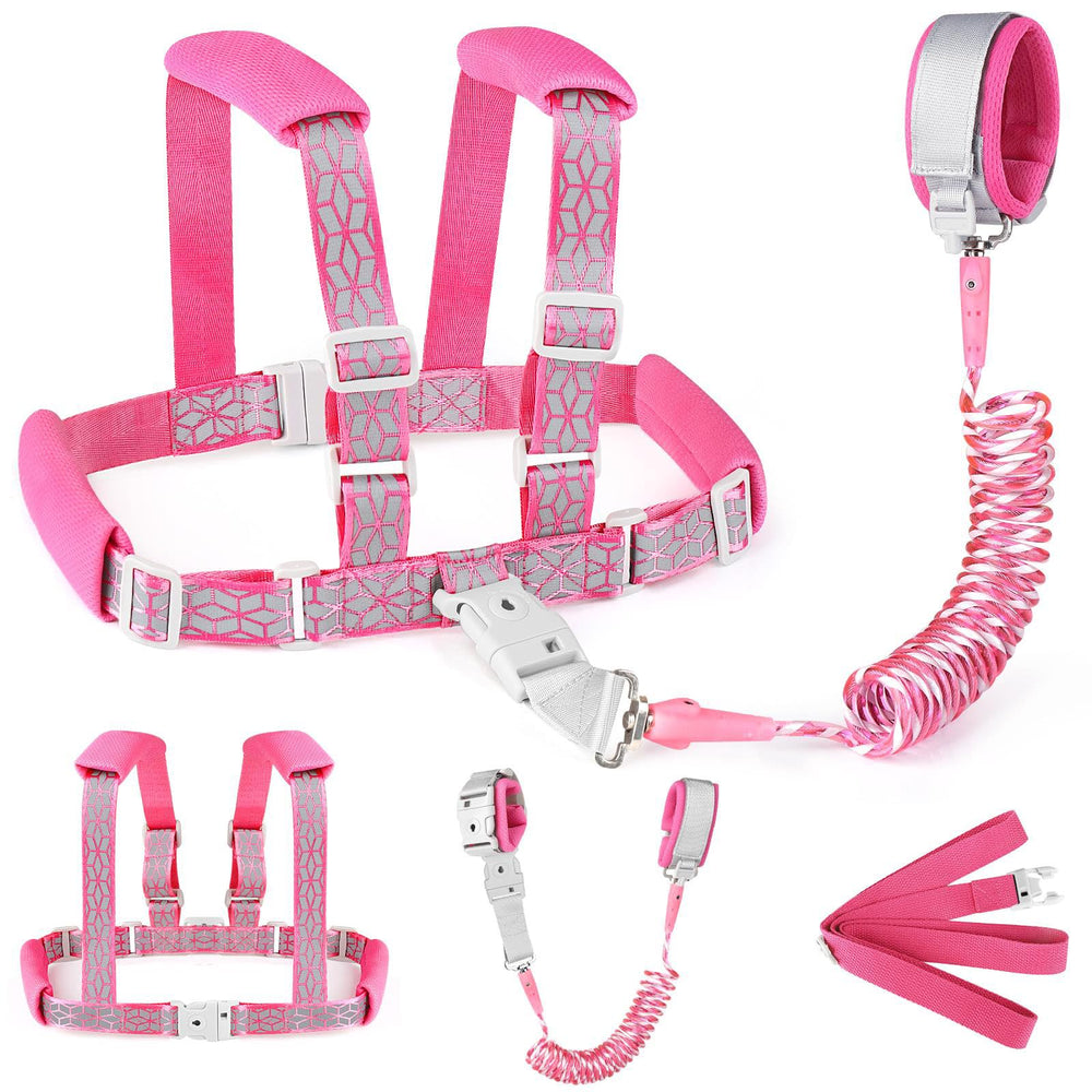 Accmor toddler harness leash front view demonstrates safe outdoor exploration.