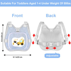 Accmor harness pocket foldable design shown for easy storage during outings.