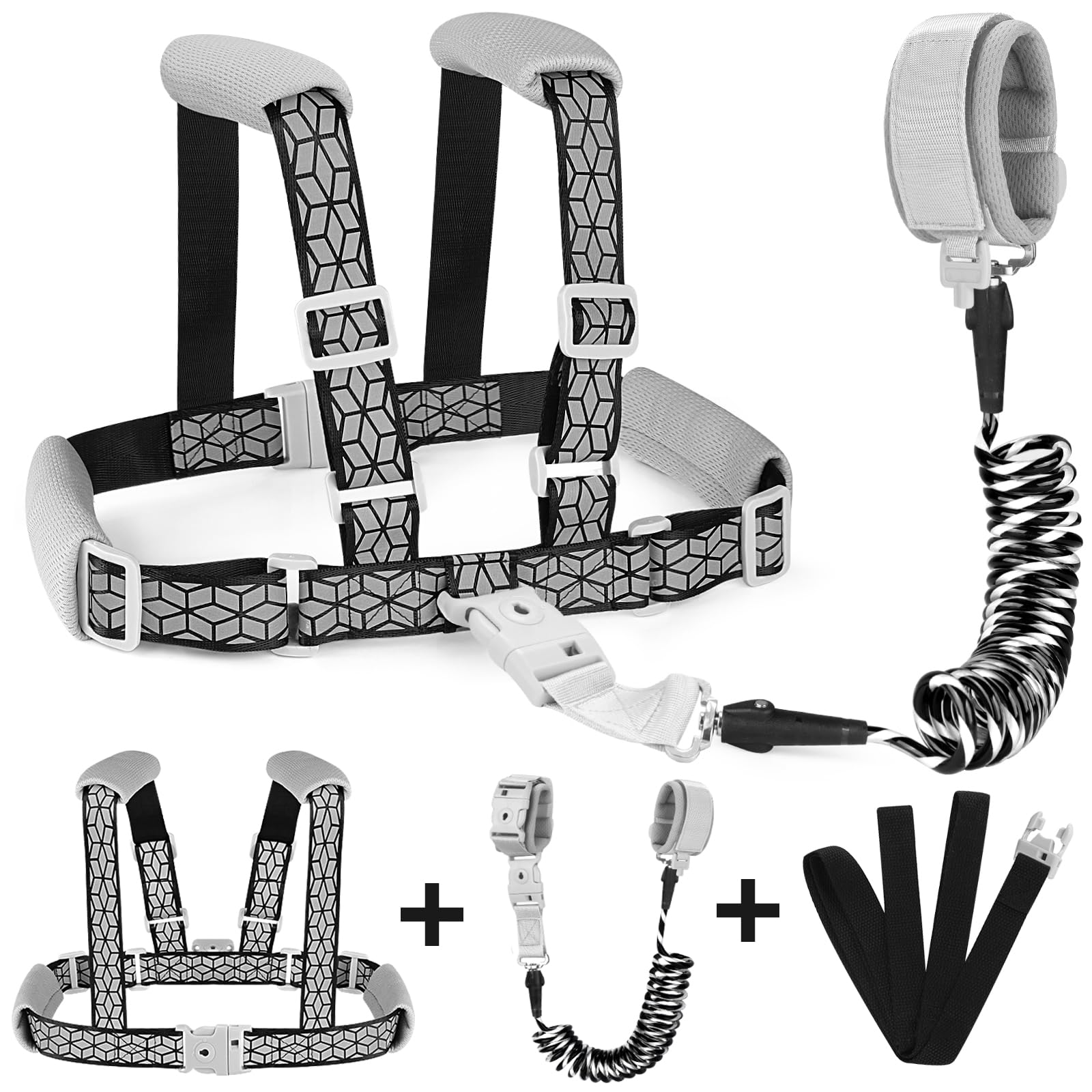 Accmor toddler harness leash with adjustable shoulder straps for a secure, comfortable fit.