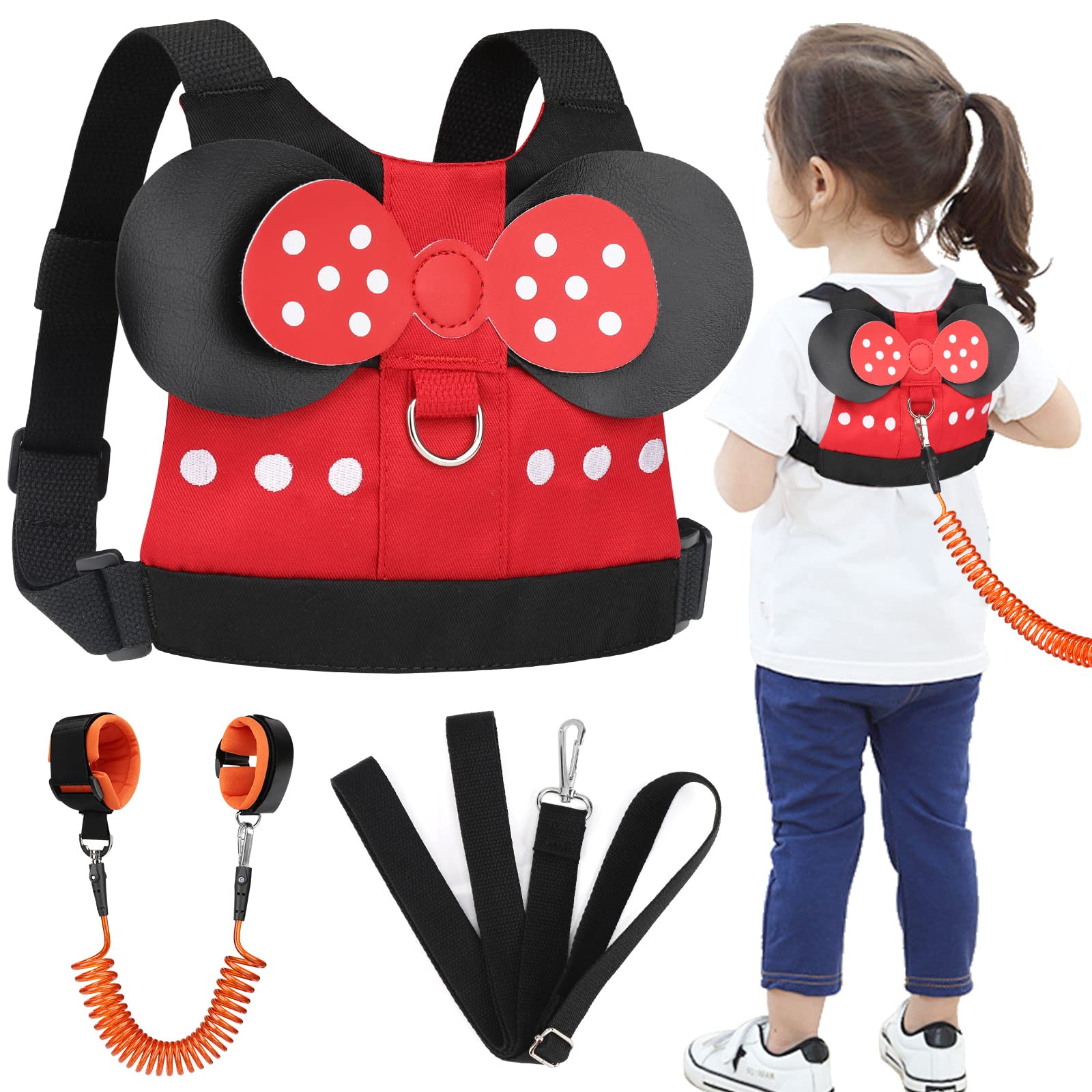 Accmor toddler leash harness shows breathable cloth for comfortable daily walks.
