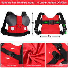 Accmor toddler-leash-harness side view displays adjustable straps for growing kids.