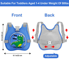 Accmor toddler safety leash assembly highlights anti-lost design for crowded places.