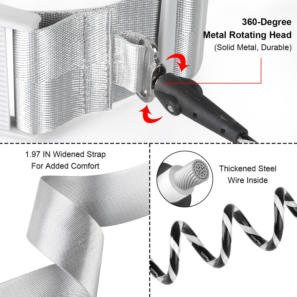 Accmor nylon belt and stainless steel link offer durable daily wear.