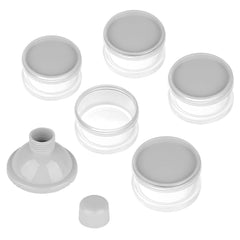 Accmor travel container stackable design ideal for pre-measured baby formula.
