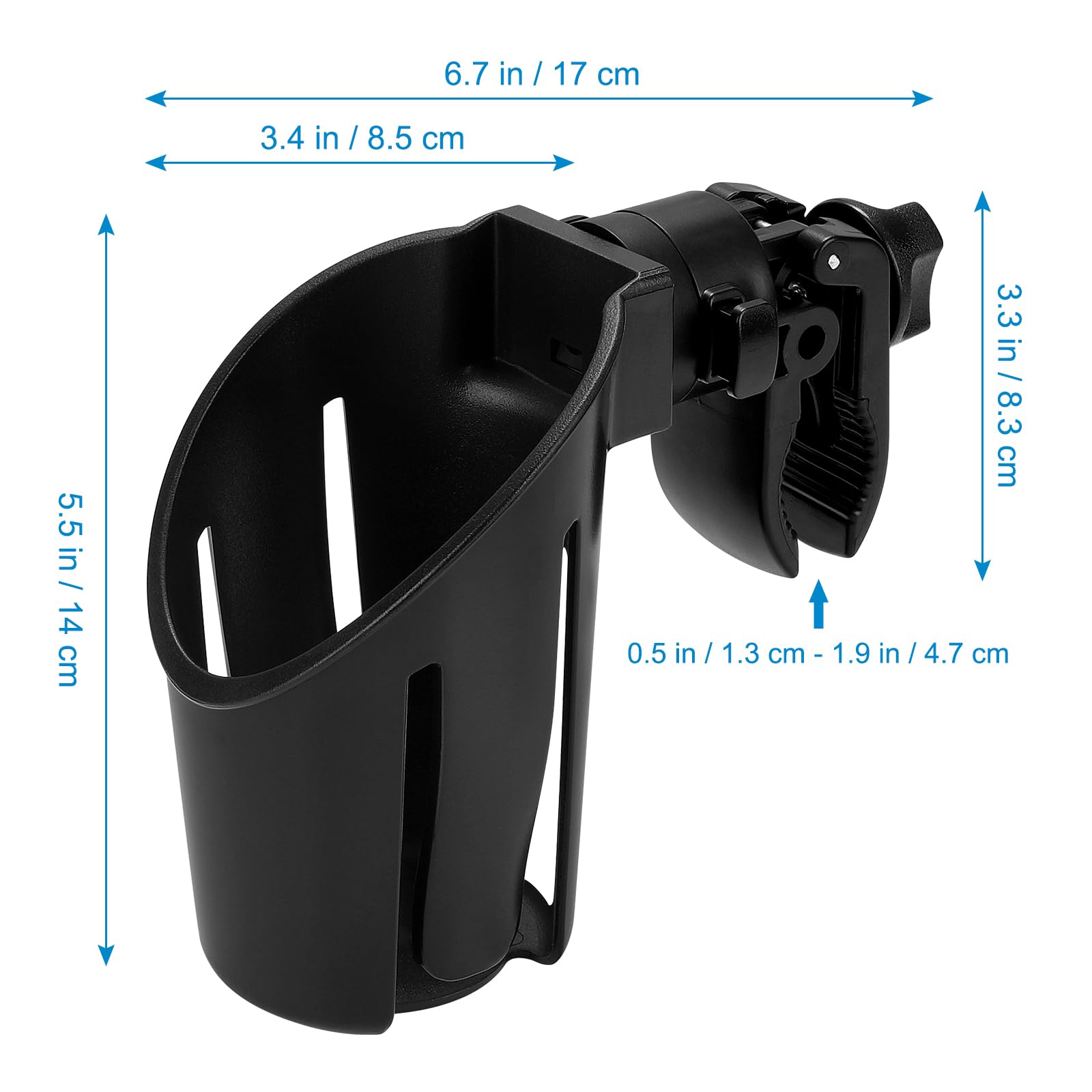 Accmor universal cup holder enables on the go beverage access.