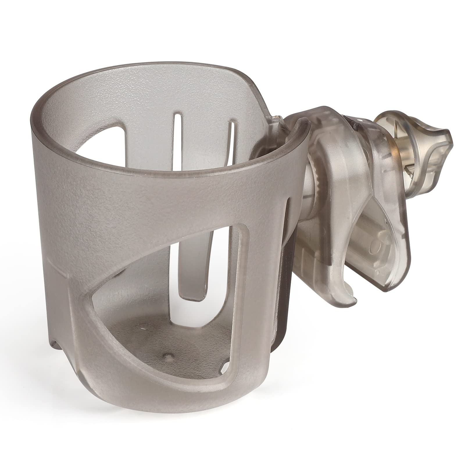 Accmor universal cup holder clip secures on stroller rods for stable bottles.